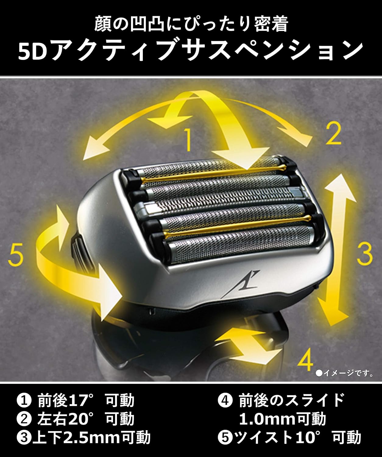 限定SALE大人気】 Panasonic - Panasonic ラムダッシュ ES-CLV5E-Kの